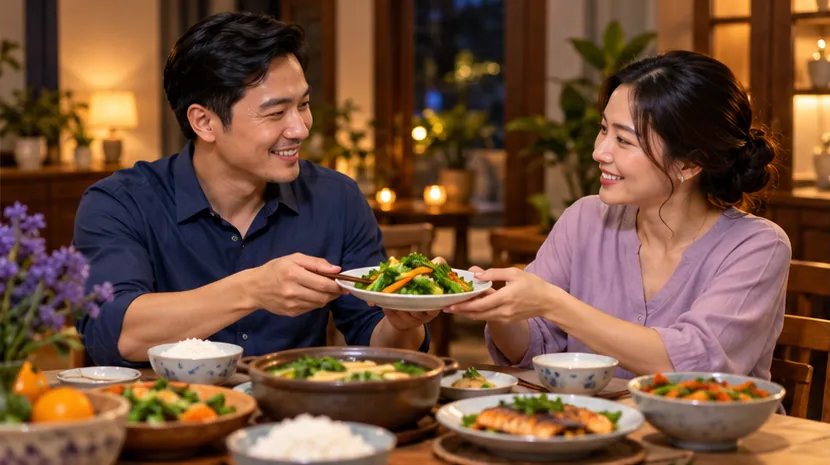 Bữa cơm gia đình không áp lực